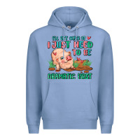 Colony Blue i will get over it i just need to be dramatic firs Premium Hoodie - MaliasSmallBusiness