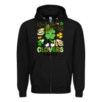 Black i teach the cutest clovers in the patch Zipper Hoodie - Artiststas