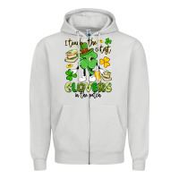 Dove Grey i teach the cutest clovers in the patch Zipper Hoodie - Artiststas