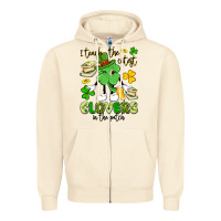 Sandshell i teach the cutest clovers in the patch Zipper Hoodie - Artiststas