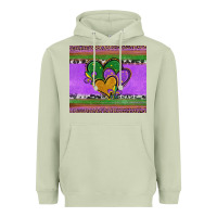 Matcha mardi gras hearts and fleur de lis Heavyweight Hoodie - Jasminsmagicworld