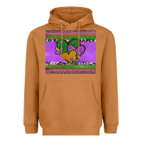 Meerkat mardi gras hearts and fleur de lis Heavyweight Hoodie - Jasminsmagicworld