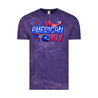Cloud Purple all american boy billie wilder Vintage Tee - texasbilliewilder