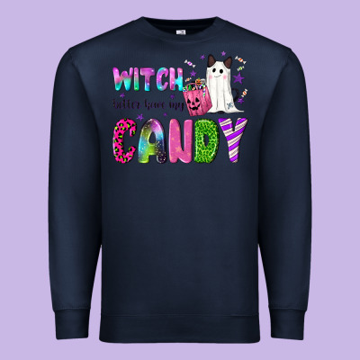 Witch Better Have My Candy Premium Sweatshirt Designed By Nancycooperartshop
