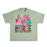Oil Green nurse coffee scrubs rubber gloves Urban Heavy Tee - texasbilliewilder
