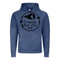 Vintage Denim Camping Vintage Hoodie - Unal Design