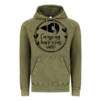 Vintage Olive Camping Vintage Hoodie - Unal Design