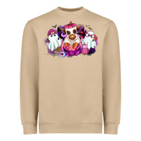 Mushroom Halloween ghost Heifer Heavyweight Sweatshirt - RanaPortraitStore
