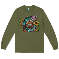 Army Green cowgirl Long Sleeve Tee - SublimationCraftShop