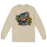 Mushroom cowgirl Long Sleeve Tee - SublimationCraftShop