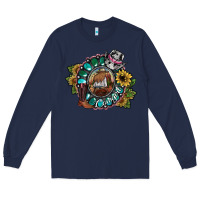 Navy cowgirl Long Sleeve Tee - SublimationCraftShop