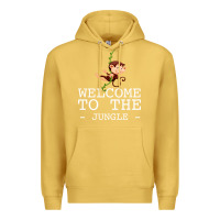 Antique Gold Welcome To The Jungle Premium Hoodie - Bettercallsaul