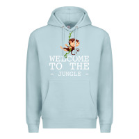 Blue Mist Welcome To The Jungle Premium Hoodie - Bettercallsaul