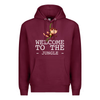 Burgundy Welcome To The Jungle Premium Hoodie - Bettercallsaul