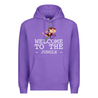Purple Welcome To The Jungle Premium Hoodie - Bettercallsaul