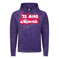 Cloud Purple te amo mama Vintage Hoodie - JahusDesignShop