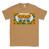 Toasted Coconut american mason jar sunflower license plate Classic Tee - HRA Design Shop