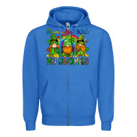True Royal shamrockin with my gnomies Zipper Hoodie - Artiststas
