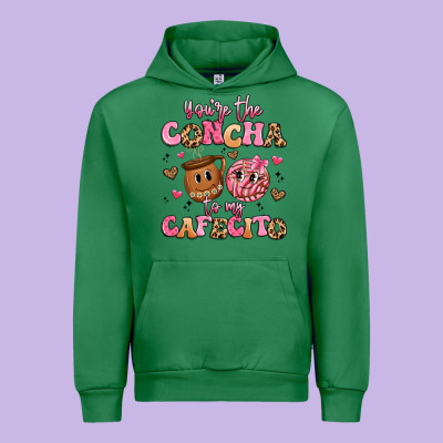 You're The Concha To My Cafecito Urban Hoodie Designed By Artiststas