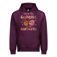Mauve Wine you're the concha to my cafecito Urban Hoodie - Artiststas