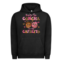 Pigment Black you're the concha to my cafecito Urban Hoodie - Artiststas