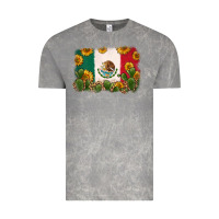 Cloud Rock mexican flag Vintage Tee - Zillion Design Studio