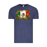 Vintage Denim mexican flag Vintage Tee - Zillion Design Studio