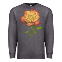 Charcoal Heather rainbow's end rose Premium Sweatshirt - LillyAllenDesigns