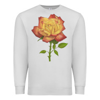 Dove Grey rainbow's end rose Premium Sweatshirt - LillyAllenDesigns