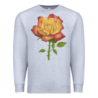 Heather Grey rainbow's end rose Premium Sweatshirt - LillyAllenDesigns