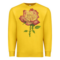 Lemon rainbow's end rose Premium Sweatshirt - LillyAllenDesigns