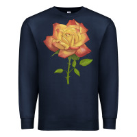 Navy rainbow's end rose Premium Sweatshirt - LillyAllenDesigns