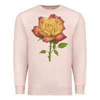 Pale Pink rainbow's end rose Premium Sweatshirt - LillyAllenDesigns