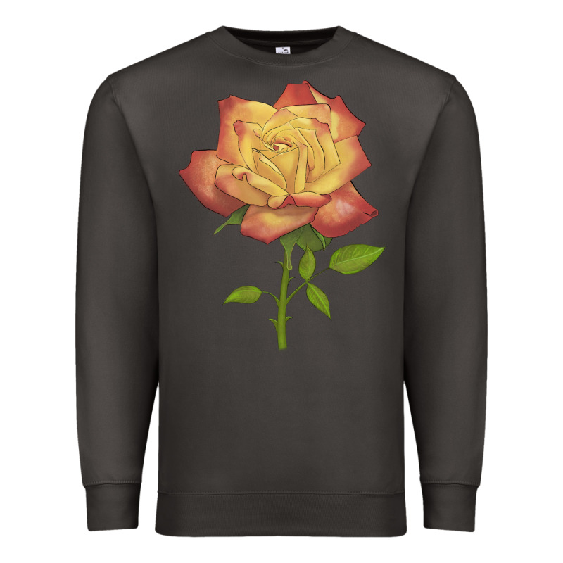 Rainbow's End Rose Premium Sweatshirt by LillyAllenDesigns | Teevron