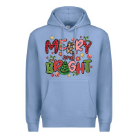 Colony Blue merry and bright Premium Hoodie - MaliasSmallBusiness
