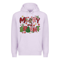 Lilac merry and bright Premium Hoodie - MaliasSmallBusiness