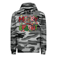 Slate Camo merry and bright Premium Hoodie - MaliasSmallBusiness