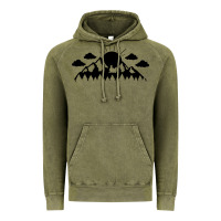 Vintage Olive View Vintage Hoodie - Unal Design