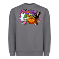 Storm Halloween ghost and jack o lantern Heavyweight Sweatshirt - RanaPortraitStore