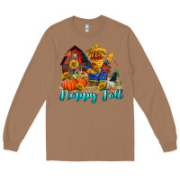 Toasted Coconut happy fall scarecrow Long Sleeve Tee - FaDigitalArtStudio