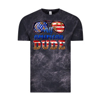 Cloud Black all american dude Vintage Tee - texasbilliewilder
