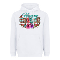 White happy easter western floral serape leopard Heavyweight Hoodie - Jasminsmagicworld