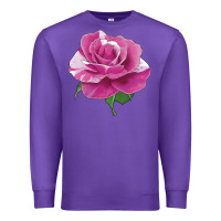 Purple parade day rose Premium Sweatshirt - LillyAllenDesigns