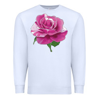 White parade day rose Premium Sweatshirt - LillyAllenDesigns