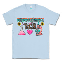 Dusty Blue phlebotomist tech Classic Tee - CowhideDigitalArt