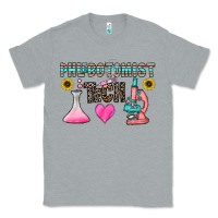 Heather Grey phlebotomist tech Classic Tee - CowhideDigitalArt