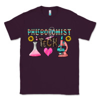 Plum phlebotomist tech Classic Tee - CowhideDigitalArt