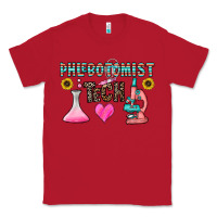 Red phlebotomist tech Classic Tee - CowhideDigitalArt