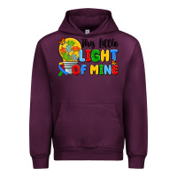 Mauve Wine this little light of mine Urban Hoodie - Artiststas
