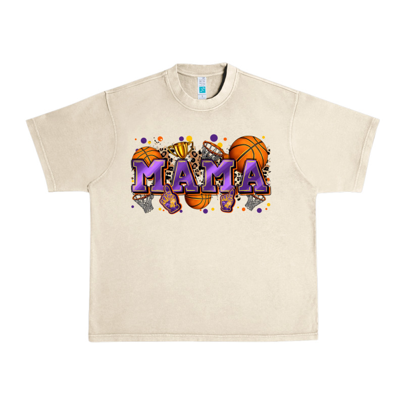 Mama Basketball Urban Heavy Tee by Zillion Design Studio | Teevron